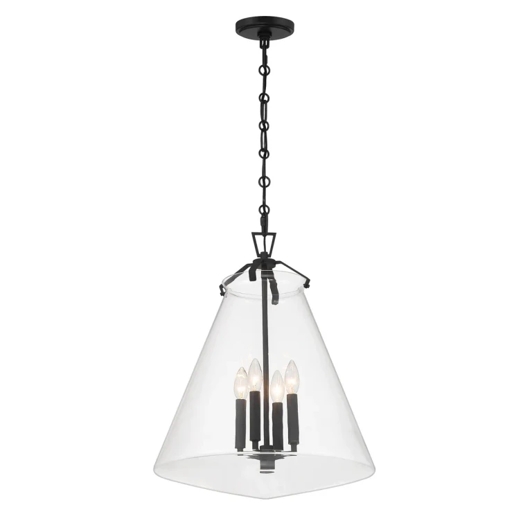 Matte Black Pendant from the Voss Collection