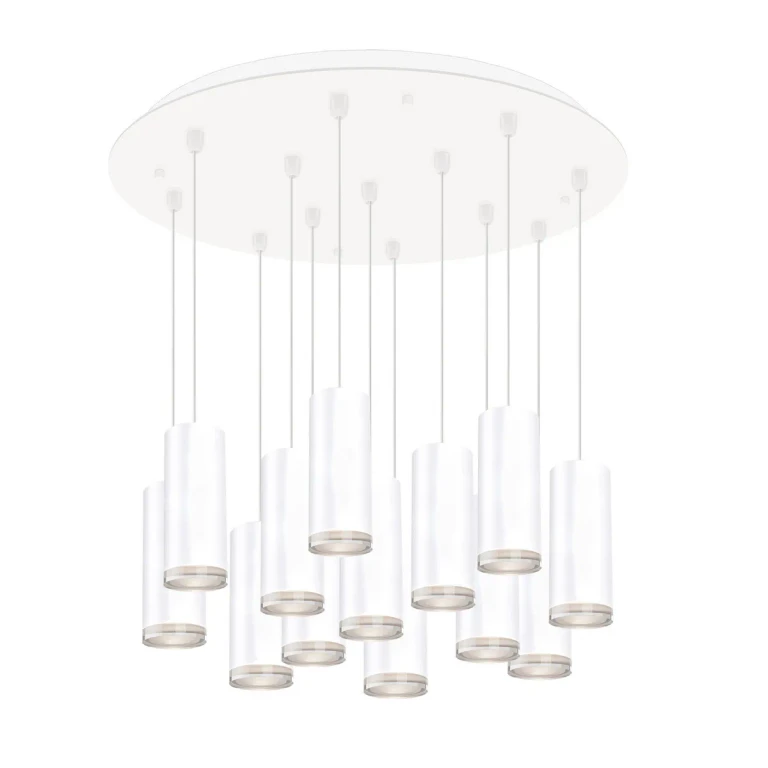 White LED Pendant from the Cameo Collection