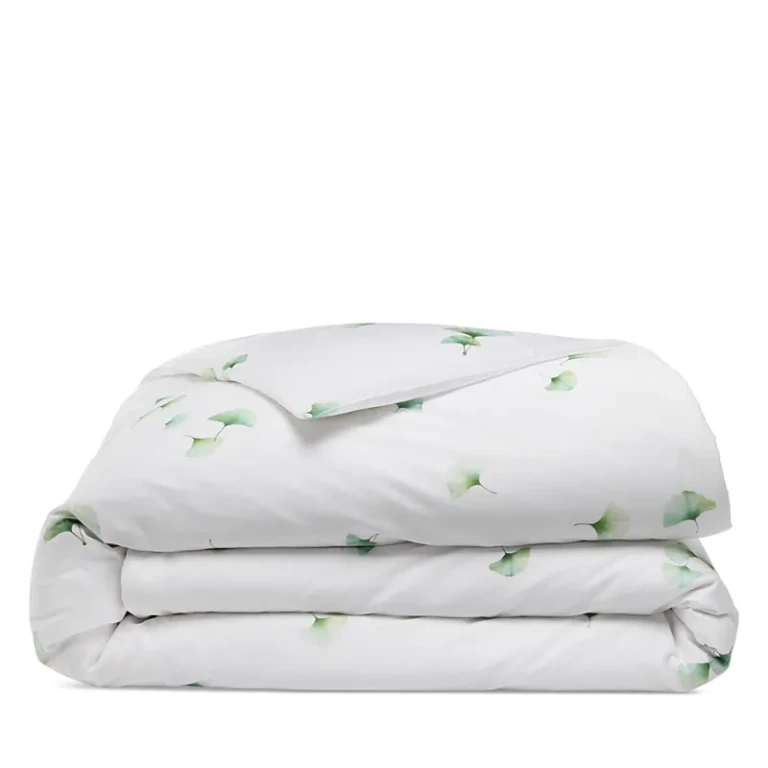 Aiko Blanc Duvet Cover, Queen