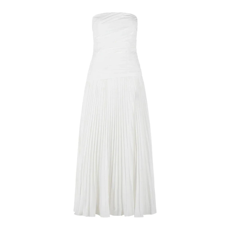 Jonathan Simkhai Robe Au Genou - Blanc