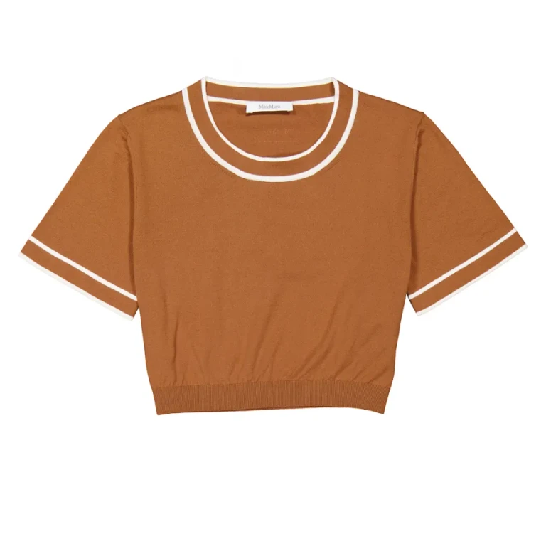 Max Mara Uscio Crop Top, Size Large