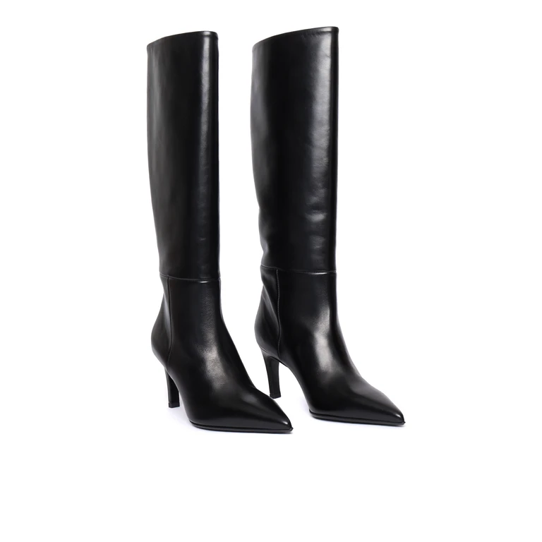 Sergio Levantesi Ginevra56 Bafalo Black Boots - Women