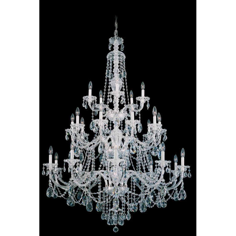 Sterling 25-Light Chandelier in Gold