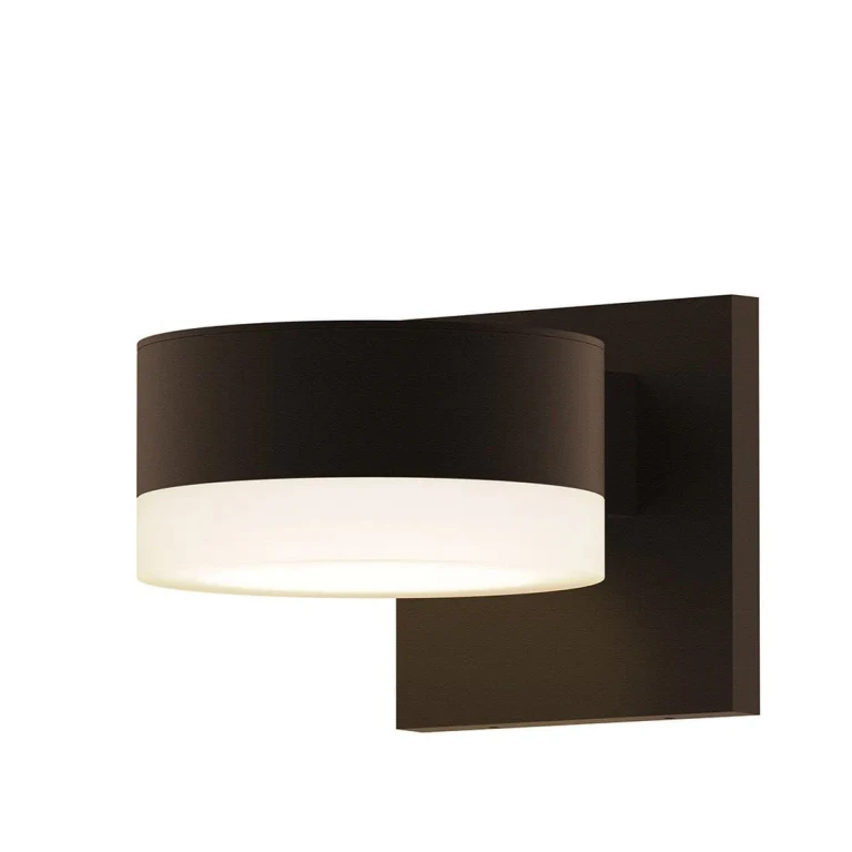 Textured Bronze LED Wall Sconce from the REALS Collection