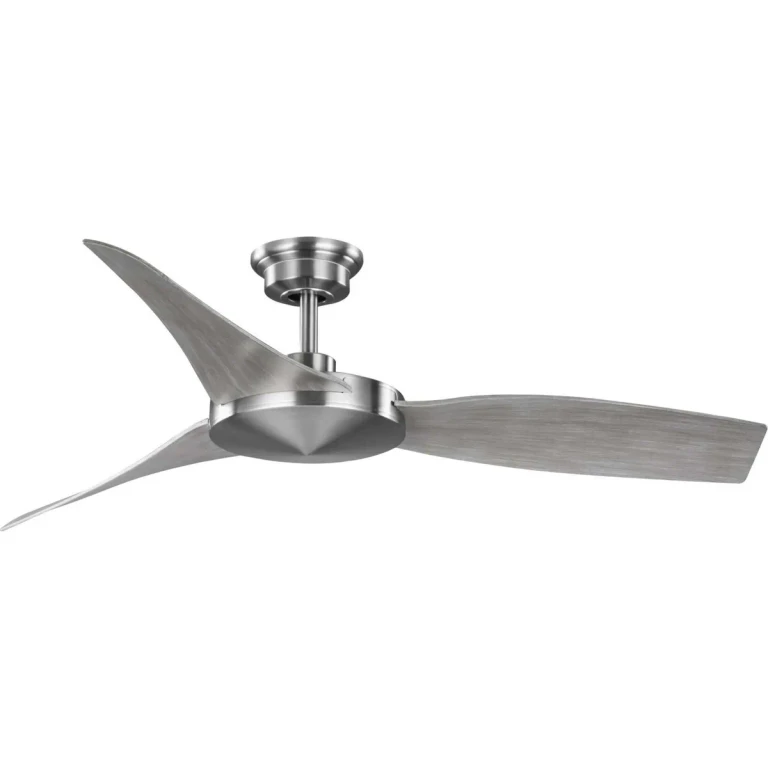 Brushed Nickel 54"Ceiling Fan from the Spicer Collection