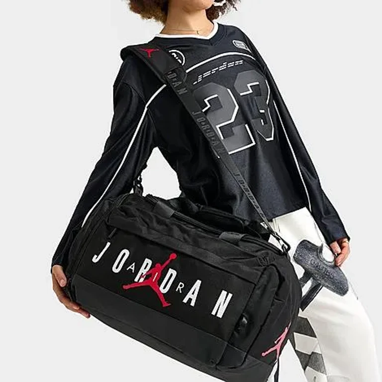 Velocity Duffel Bag (46L) in Black/White Size: Small