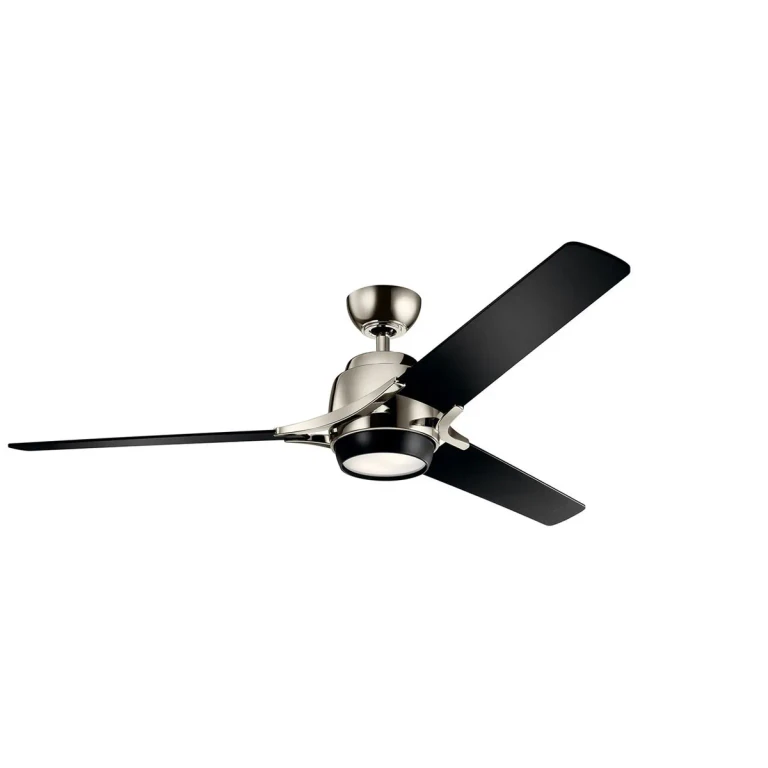 Zeus 60" Indoor Ceiling Fan in Polished Nickel