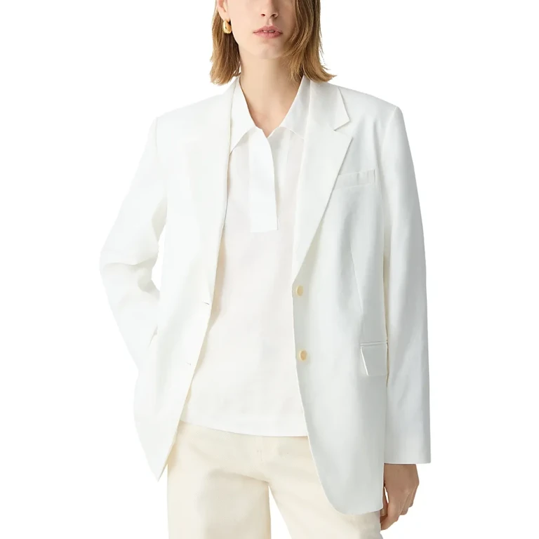 Theory Single Breasted Linen Blazer