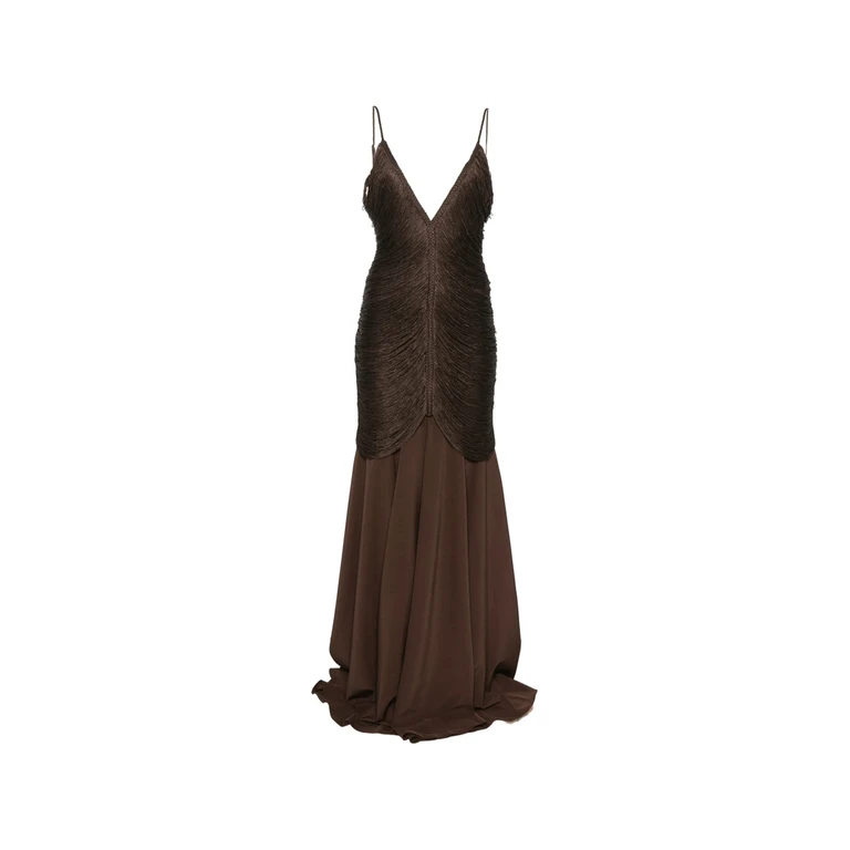 Bless Nostalgia V-neck Maxi Dress