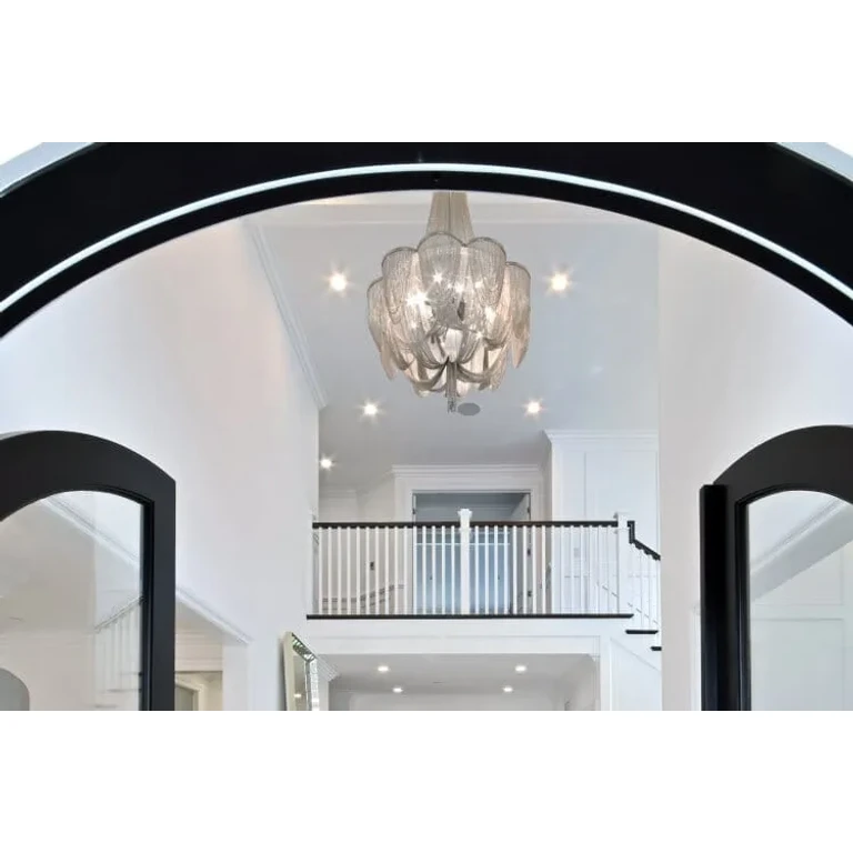 Maxim Chantilly 10-Light Chandelier in Polished Nickel