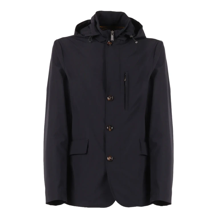 Coat Men color Blue (MOUGI101237TEPAN05U0402)