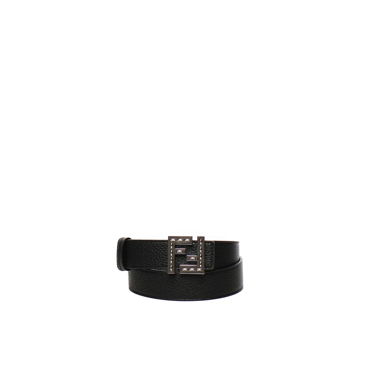 Reversible Calfskin Leather Belt with FF Buckle (7C0535AFF1F0GXN)