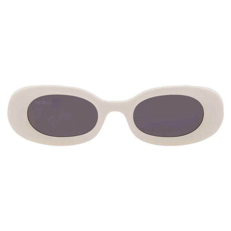 Off-White AMALFI Dark Grey Oval Unisex Sunglasses OERI087 0107 49