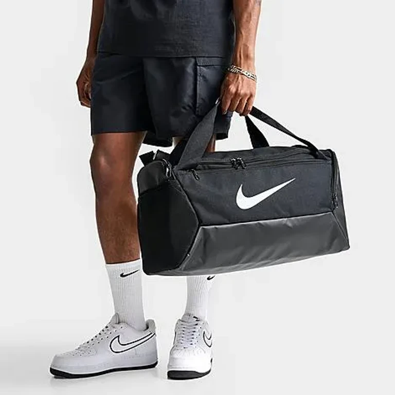 Nike Brasilia Training Duffel Bag (41L) in Black/White