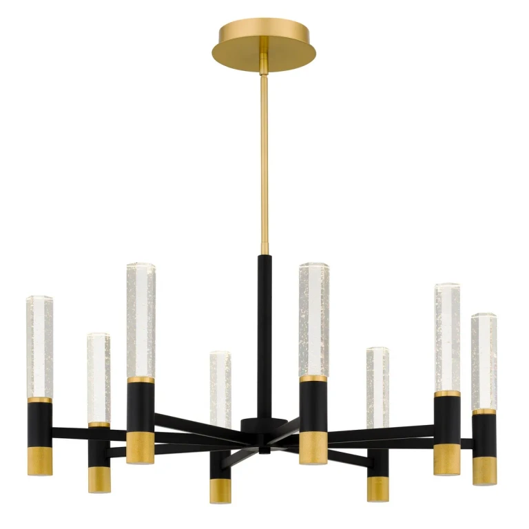 Brushed Gold LED Chandelier from the Davies Collection