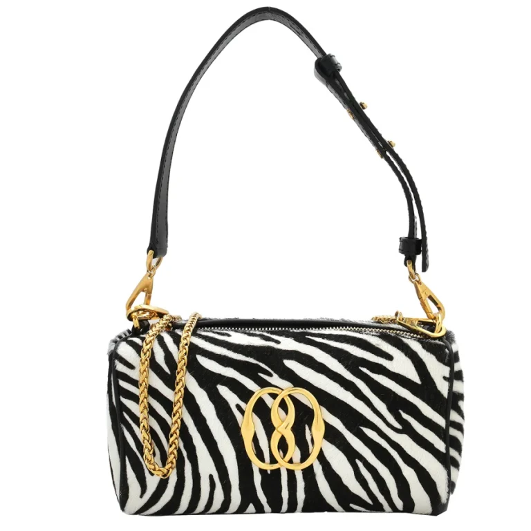 Bally Emblem Rox Logo Plaque Leather Shoulder Bag