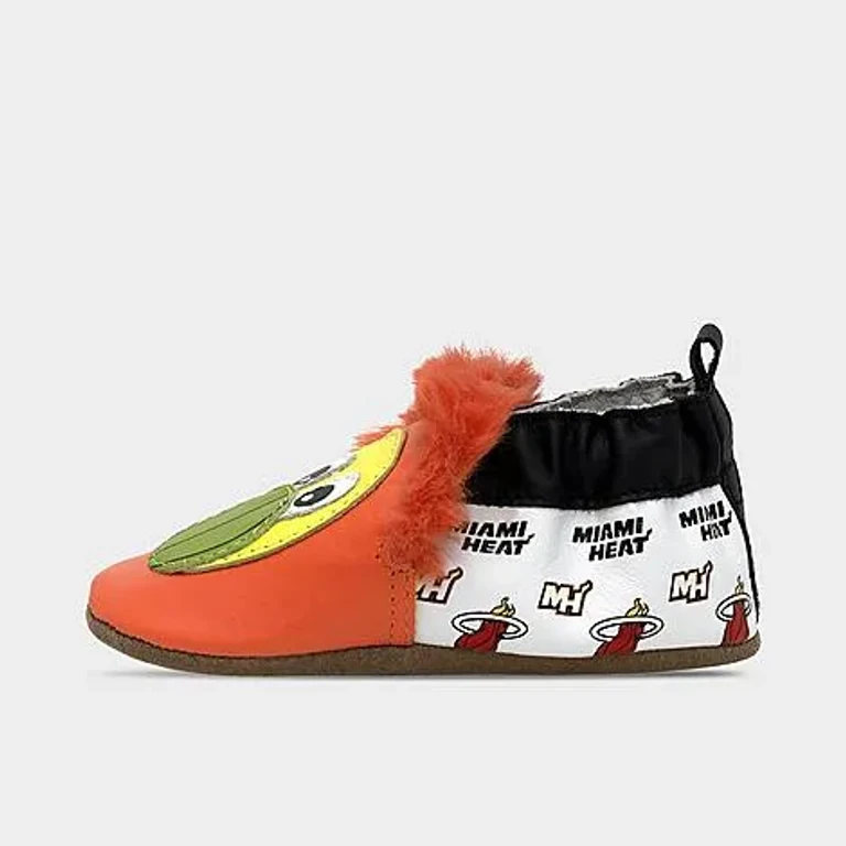 Robeez Infant Miami Heat Mascot NBA Soft Sole Casual Shoes in Orange/Yellow/White Size: 0-6M
