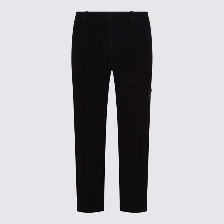 Burberry Black Cotton Pants