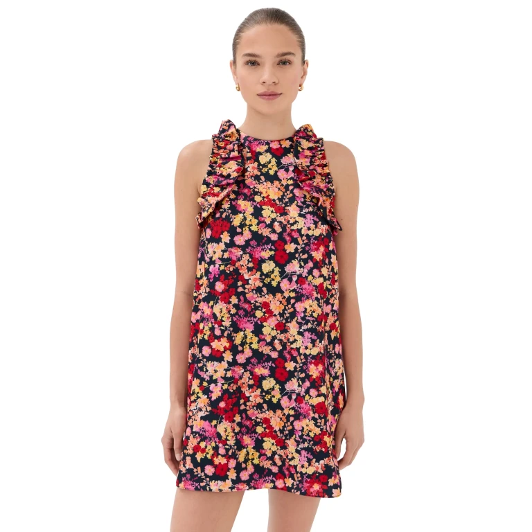 Kika Vargas Keira Dress Navy 4