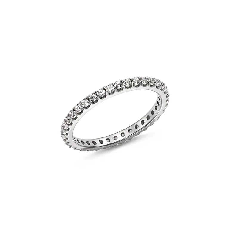 Diamond Eternity Band in 14K White Gold, 0.50 tcw
