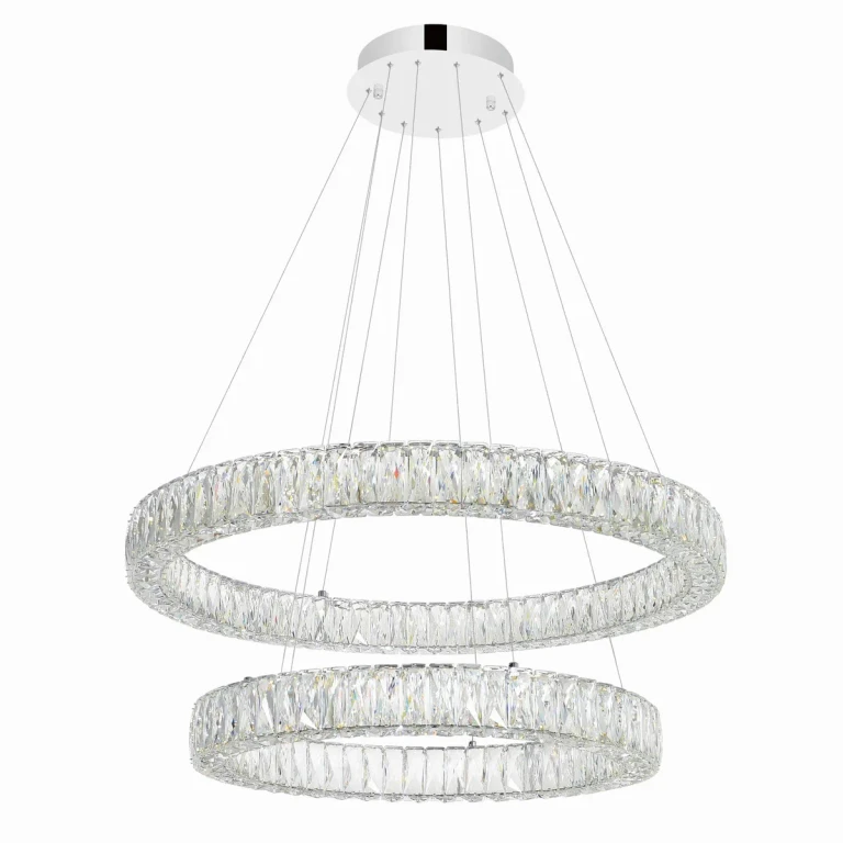 Chrome LED Chandelier from the Madeline Collection