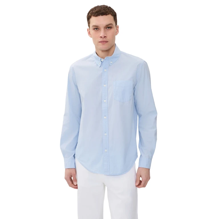 Alex Mill Mill Shirt In Paper Poplin Calm Blue XS