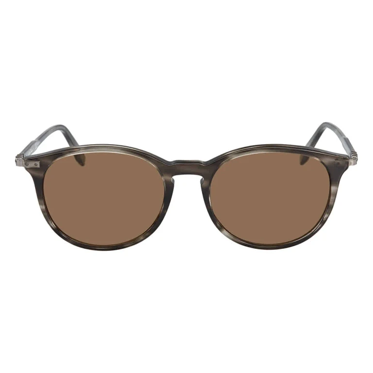 Salvatore Ferragamo Brown Round Ladies Sunglasses SF911S 003 53