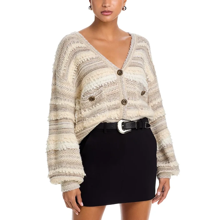 L'Agence Harriet Bishop Sleeve Cardigan