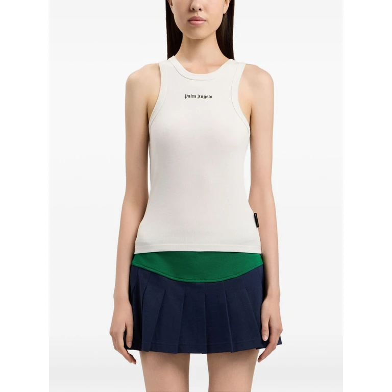 Palm Angels Top Black Off White - Women