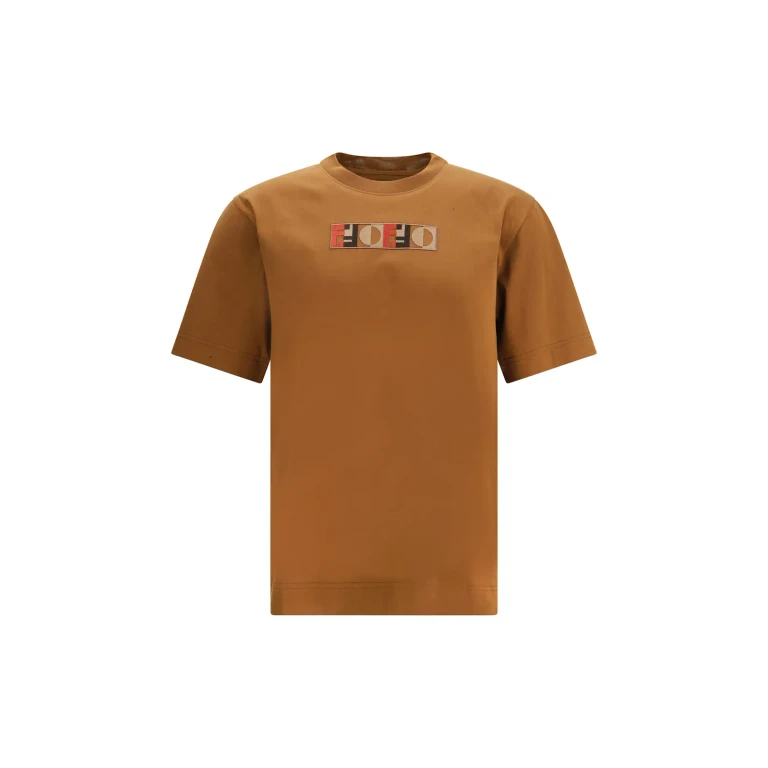 Fendi T-shirt With Optical Motif