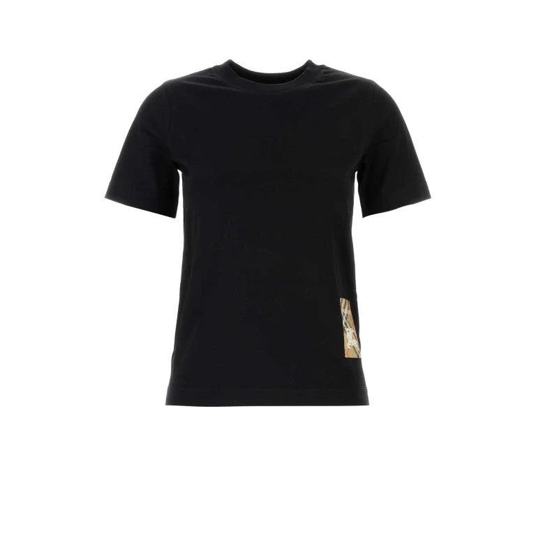 Burberry Black Cotton T-shirt