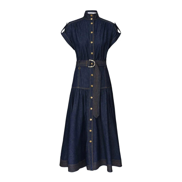 Zimmermann Robe Courte - Bleu