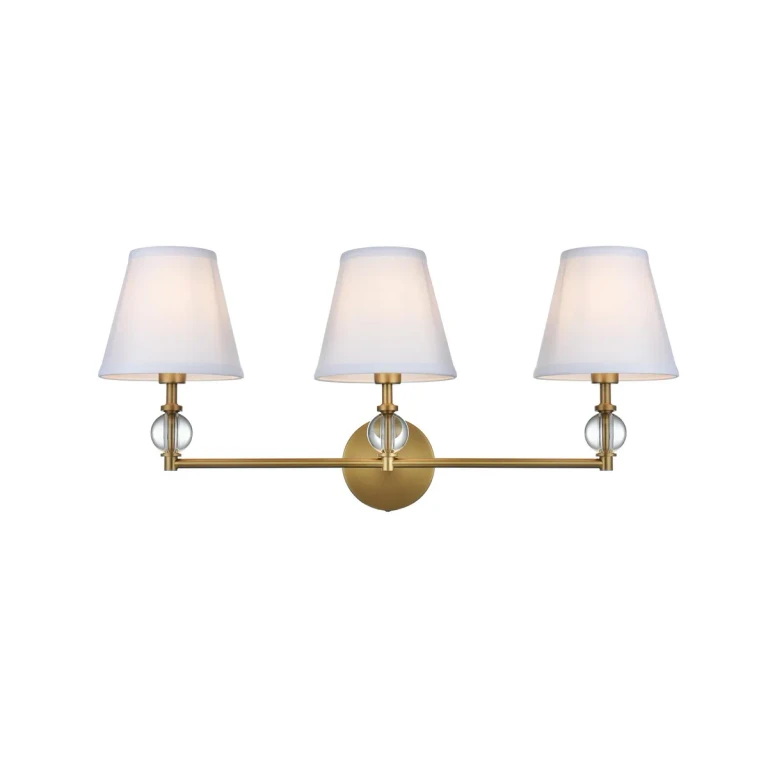 Satin Gold Wall Sconce from the Bethany Collection