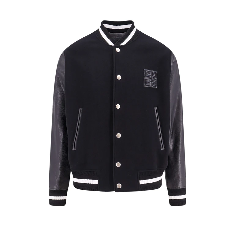 Givenchy Jackets Black Lana Poliammide/ Pelle - Men