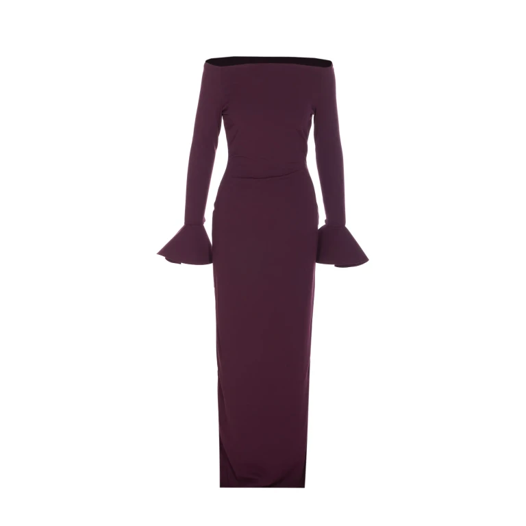 Solace London Maxi Robe - Violet