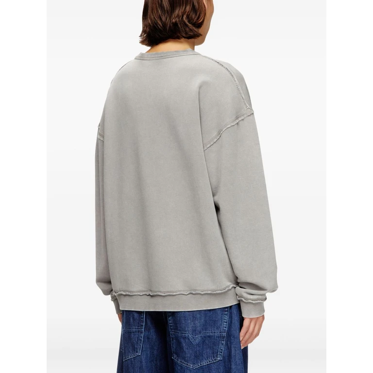 Diesel Sweaters Grey Co + Rib Ea - Men