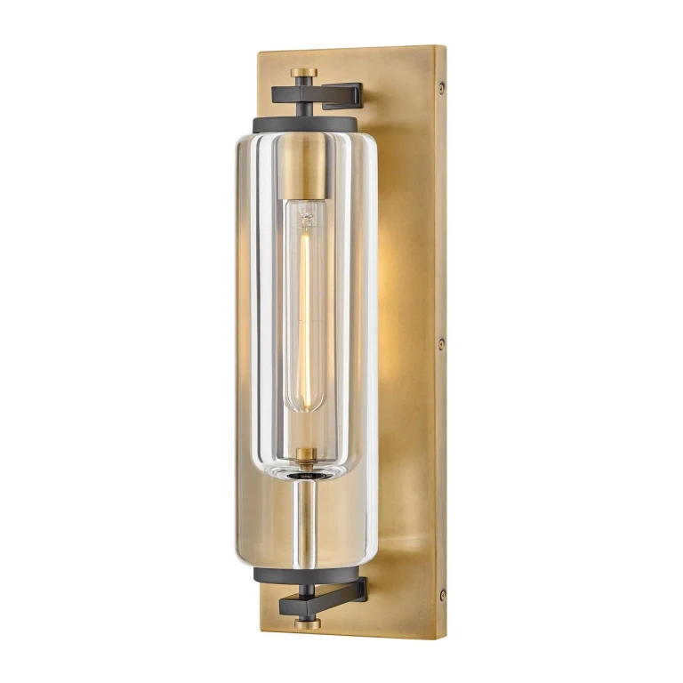 Heritage Brass LED Wall Mount from the Lourde Collection