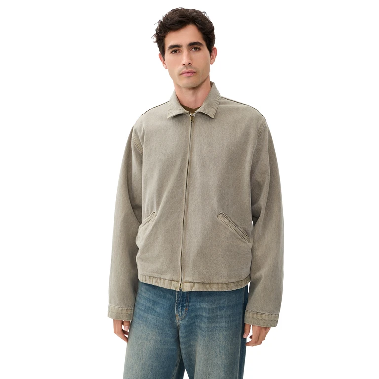 Zed Zip Twill Jacket Moss S