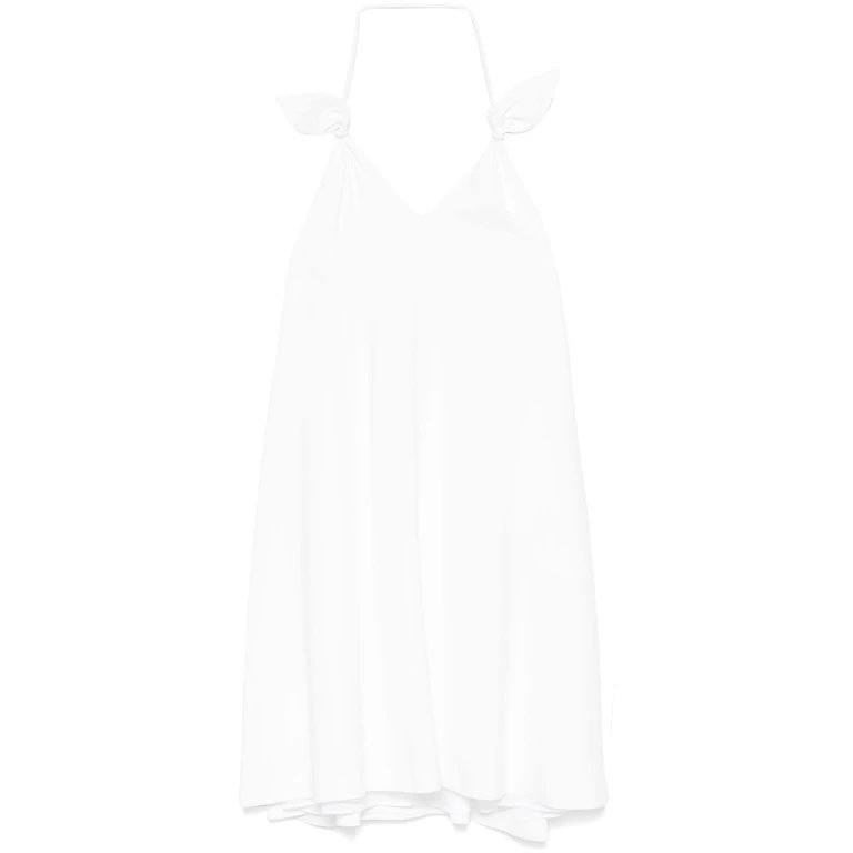 Loewe Dresses White Viscose Elastane - Women