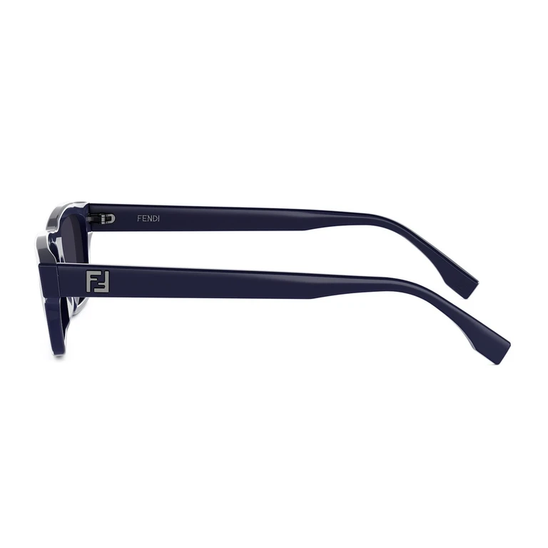 Fendi FE40199I FF Squared 90X Blu Acetate Occhiali Da Sole - Men