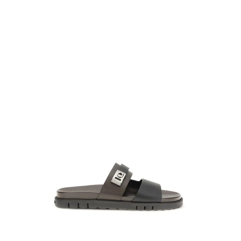 Hug Leather Sandals (789256001)