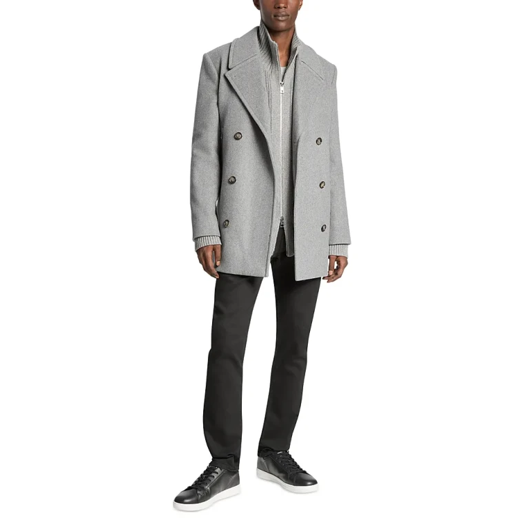 Michael Kors Zip Pocket Peacoat
