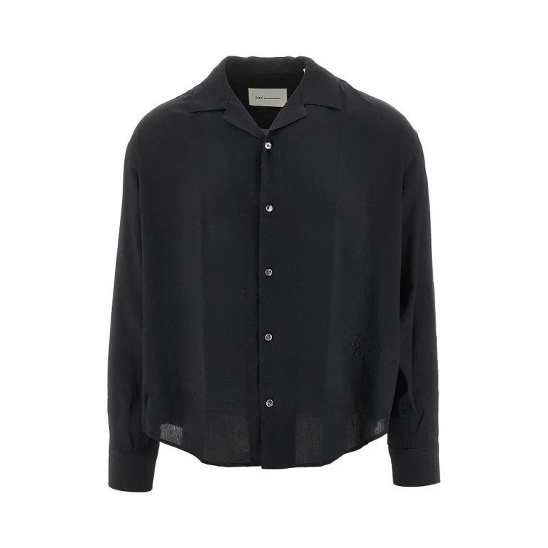 AMI Viscose Boxy Fit shirt Man 40