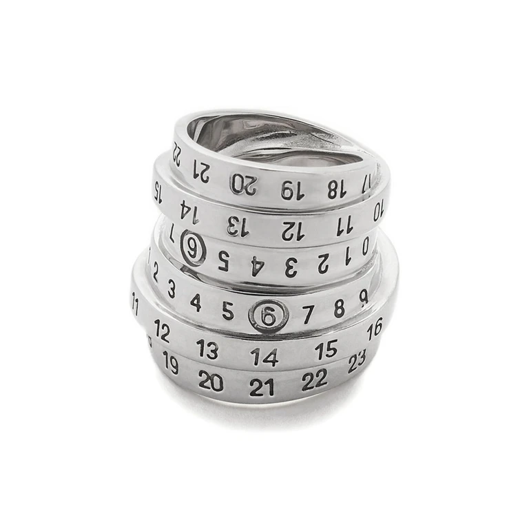 MM6 Maison Margiela Bijoux Silver Brass - Women