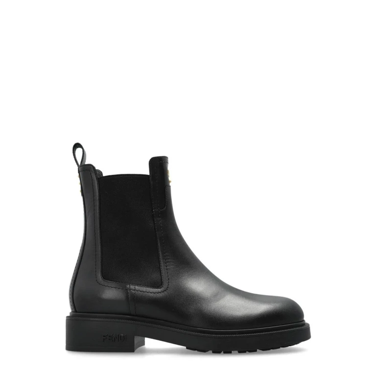 Fendi Filo Biker Ankle Boots