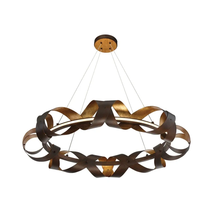 Bronze LED Chandelier from the Banderia Collection