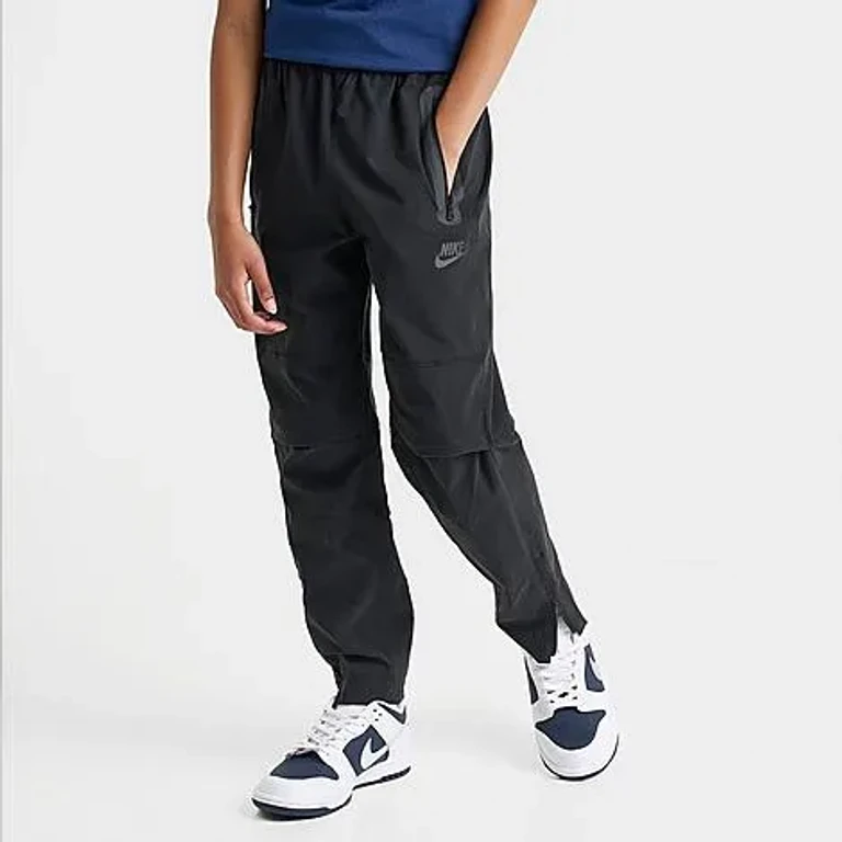 Nike Big Kids Tech Woven Pants in Black Size: XS