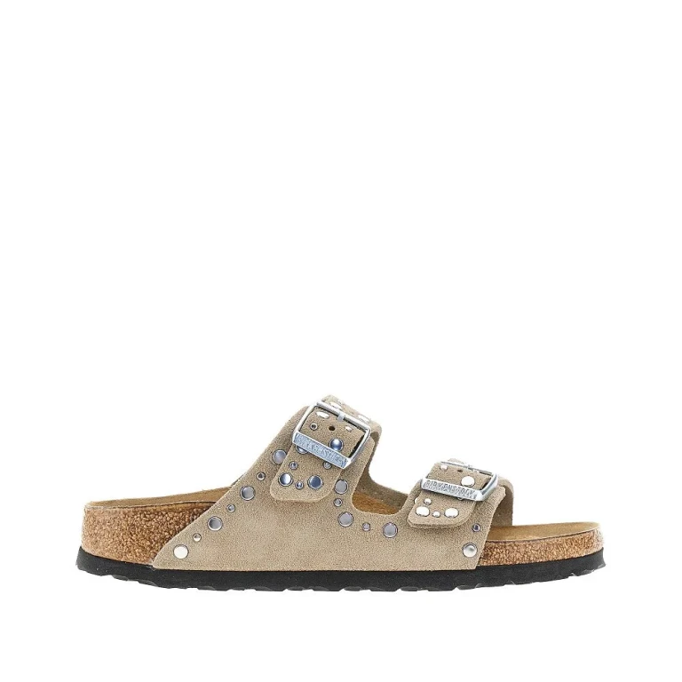 BIRKENSTOCK 'Arizona Rivet' suede leather sandals Woman 36
