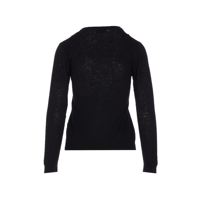 Elisabetta Franchi Sweaters Black Virgin Wool - Women