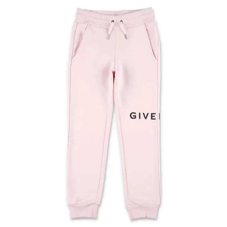 Givenchy Kids Cotton Blend Jogging Trousers